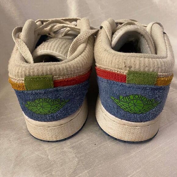 Nike Air Jordan 2022 1 Low SE GS Messy Room Sneakers Size 7 Youth Shoes - Picture 4 of 7